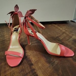 Butterfly Strappy Heeled Sandals Size 8